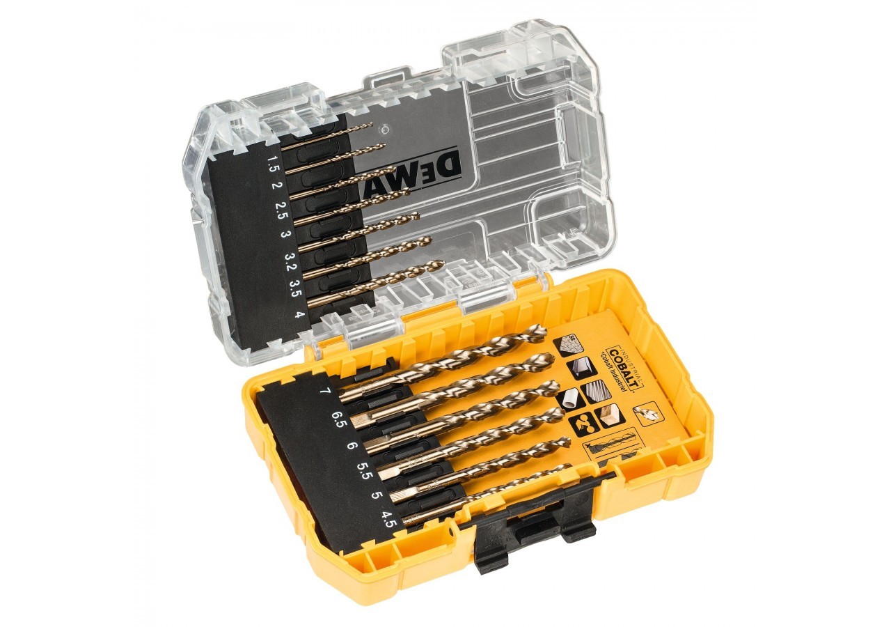 Coffret plastique de 13 forets métal Extreme Cobalt HSS-CO - DT4968-QZ - Dewalt