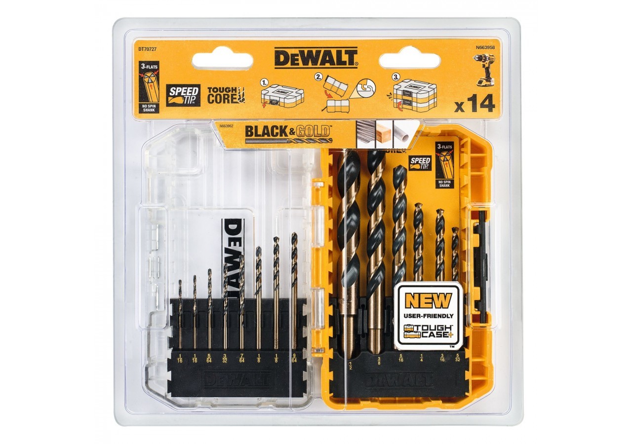 Coffret Black&Gold 14 pces - DT70727-QZ - Dewalt