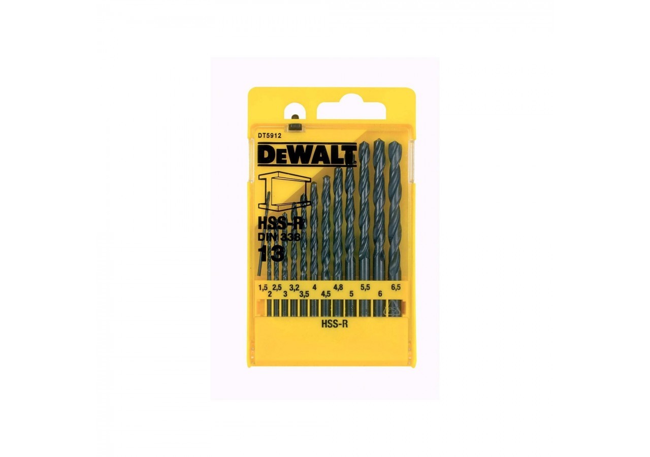Coffret de 13 forets métal HSS-R - DT5912-QZ - Dewalt