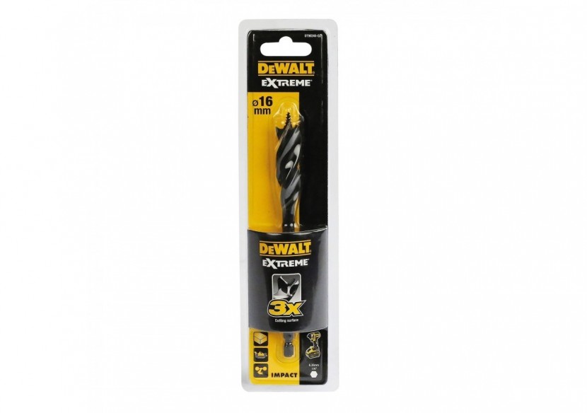 Mèche à bois 3 pointes Extreme 16x152mm - DT90240-QZ - Dewalt