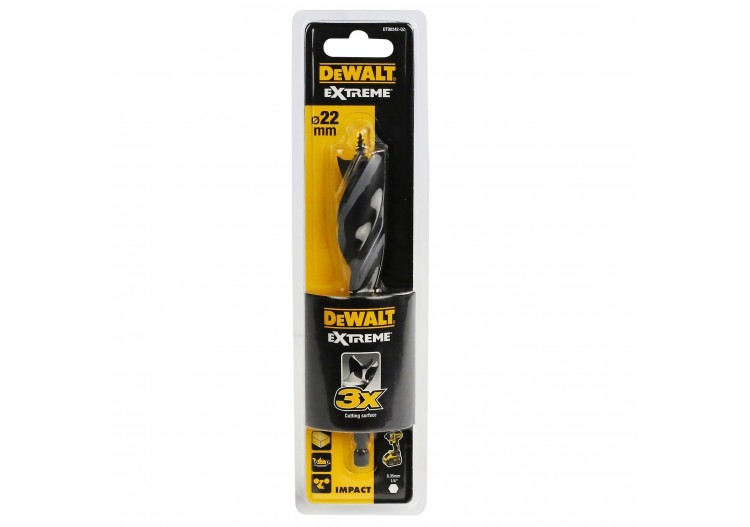 Mèche à bois 3 pointes Extreme 22x152mm - DT90242-QZ - Dewalt 2