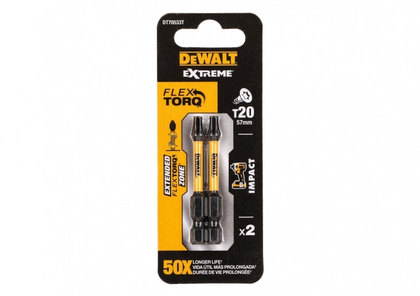 Embout Impact Torsion 50mm T20 - DT70533T-QZ - Dewalt Embout Impact Torsion 50mm T20 - DT70533T-QZ - Dewalt