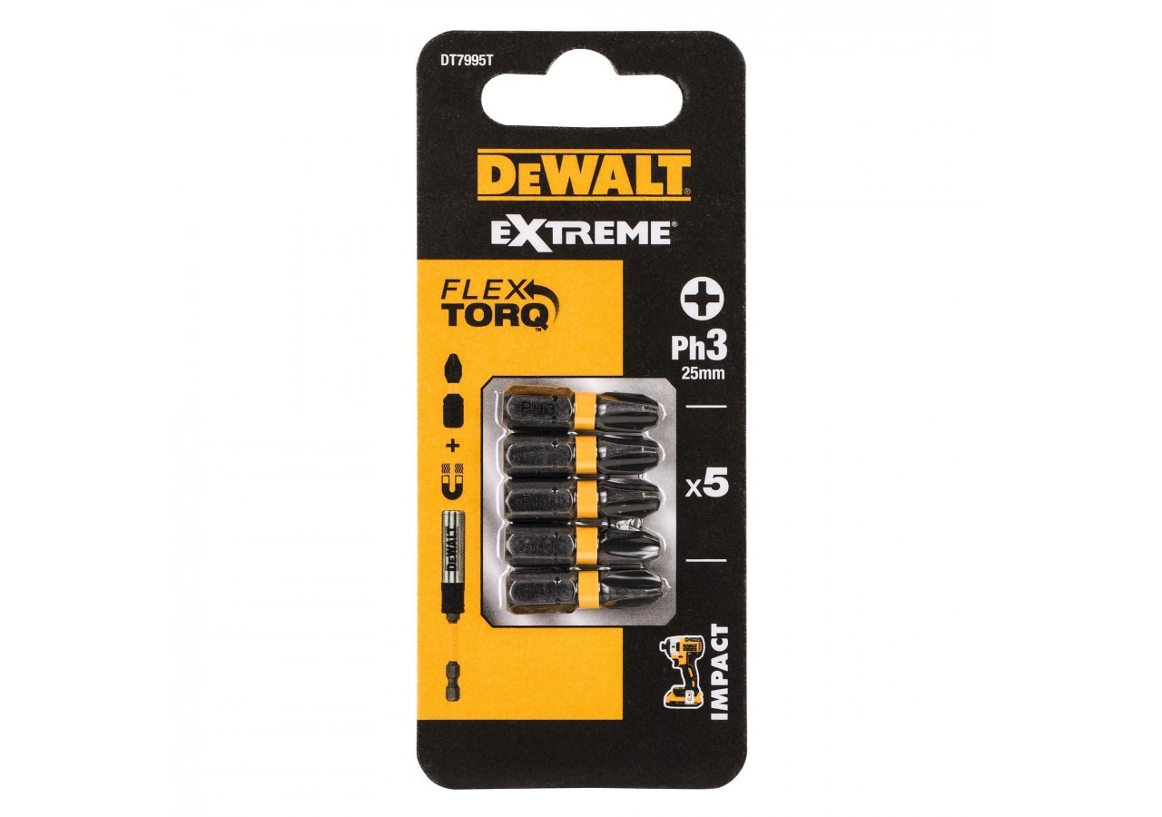 Embout Impact Torsion 25mm Ph3 - DT7995T-QZ - Dewalt