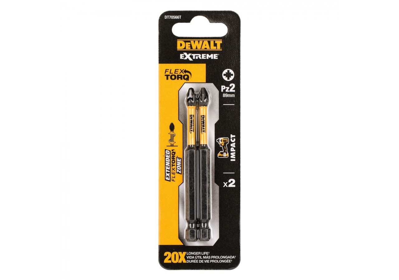 FR Impact Torsion PZ2 89mm - DT70566T-QZ - Dewalt