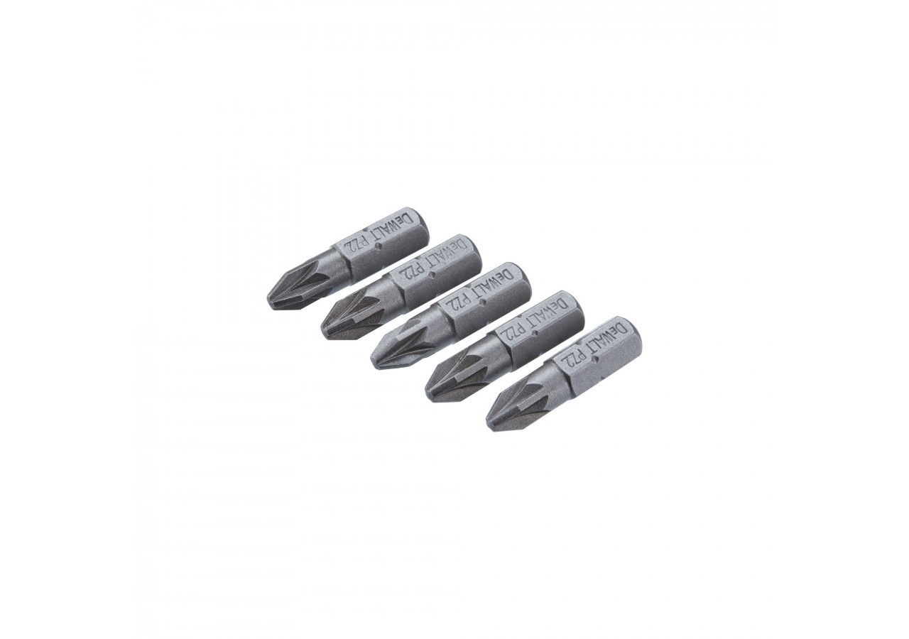 Boite de 25 embouts de vissage Pz2 25mm - DT71521-QZ - Dewalt