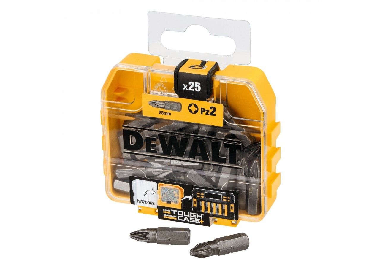 Boite de 25 embouts de vissage Pz2 25mm - DT71521-QZ - Dewalt