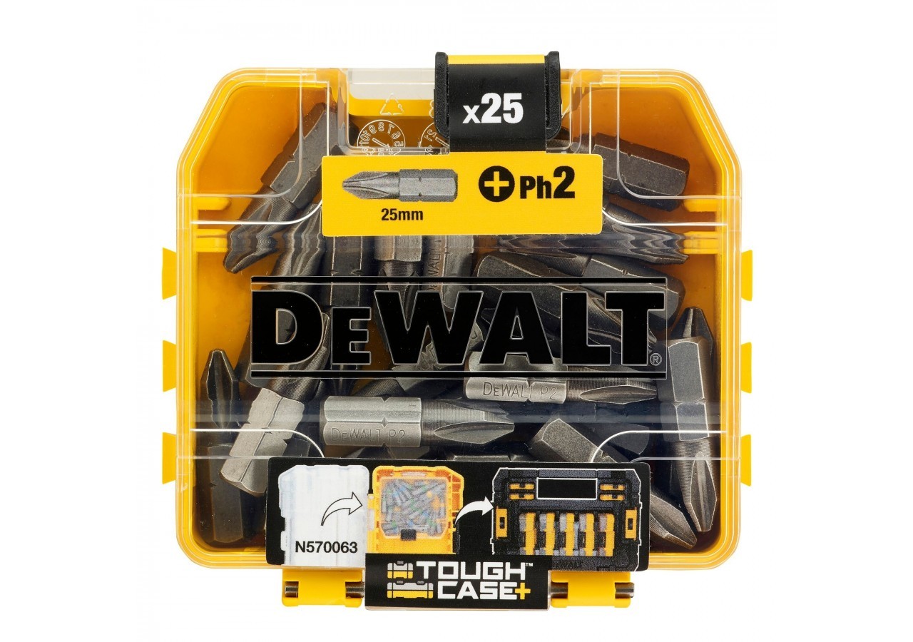 Boite de 25 embouts de vissage Ph2 25mm - DT71522-QZ - Dewalt