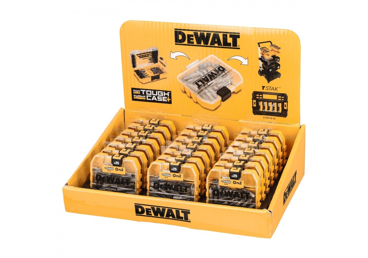 Boite de 25 embouts de vissage Ph2 25mm - DT71522-QZ - Dewalt