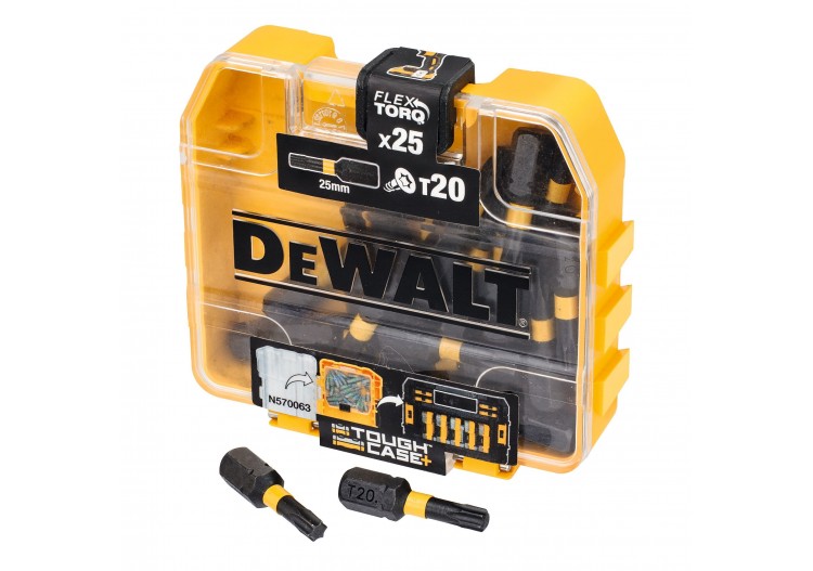 25 embouts de vissage Impact Torsion T20 en boite Tic Tac - DT70557T-QZ - Dewalt 2
