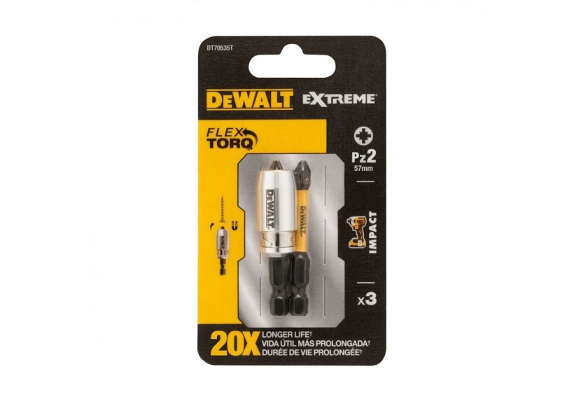 Bague avec 2 embouts Impact Torsion Pz2 50mm - DT70535T-QZ - Dewalt Bague avec 2 embouts Impact Torsion Pz2 50mm - DT70535T-QZ - Dewalt