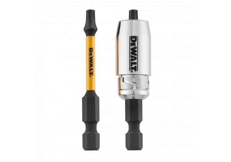 Bague avec 2 embouts Impact Torsion T20 50mm - DT70537T-QZ - Dewalt