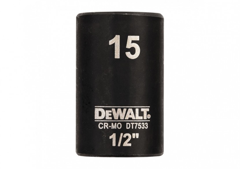 Douilles Impact Diamètre 15 mm 1/2" - DT7533-QZ - Dewalt Douilles Impact Diamètre 15 mm 1/2" - DT7533-QZ - Dewalt