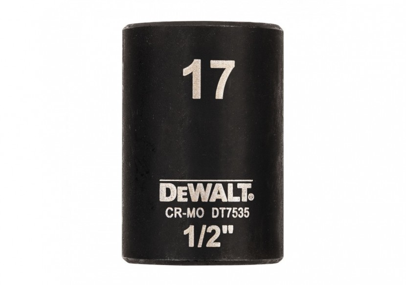 Douilles Impact diamètre 17 mm 1/2" - DT7535-QZ - Dewalt Douilles Impact diamètre 17 mm 1/2" - DT7535-QZ - Dewalt