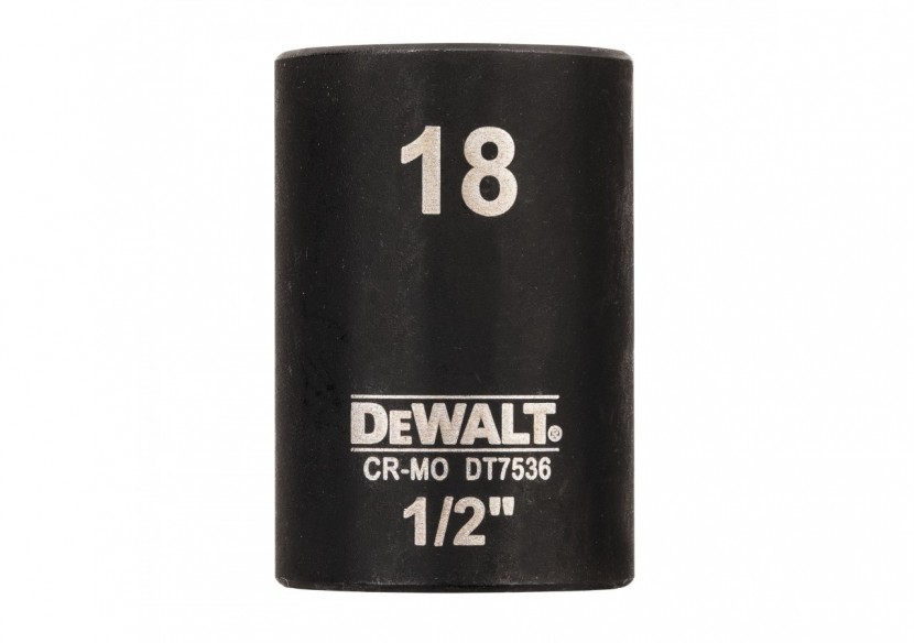Douilles Impact Diamètre 18 mm 1/2" - DT7536-QZ - Dewalt Douilles Impact Diamètre 18 mm 1/2" - DT7536-QZ - Dewalt