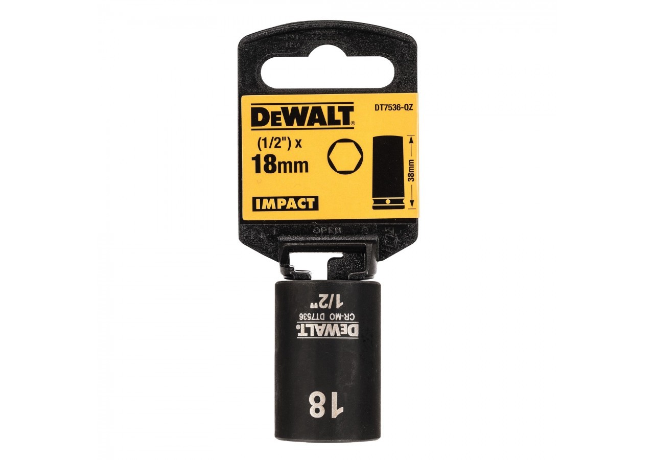 Douilles Impact Diamètre 18 mm 1/2" - DT7536-QZ - Dewalt