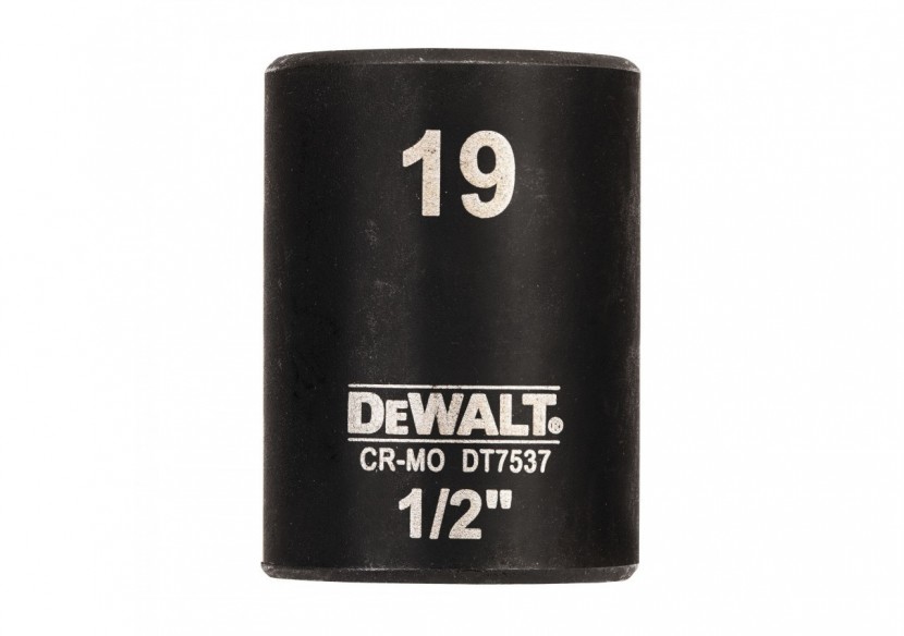 Douilles Impact Diamètre 19 mm 1/2" - DT7537-QZ - Dewalt Douilles Impact Diamètre 19 mm 1/2" - DT7537-QZ - Dewalt