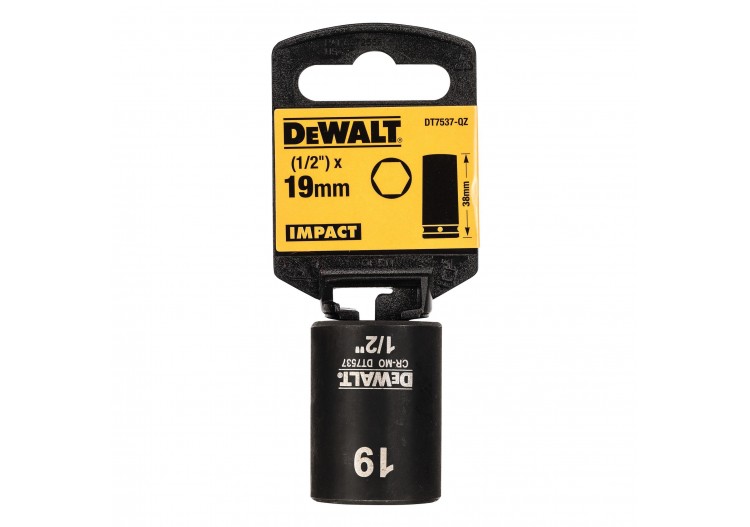 Douilles Impact Diamètre 19 mm 1/2" - DT7537-QZ - Dewalt 2
