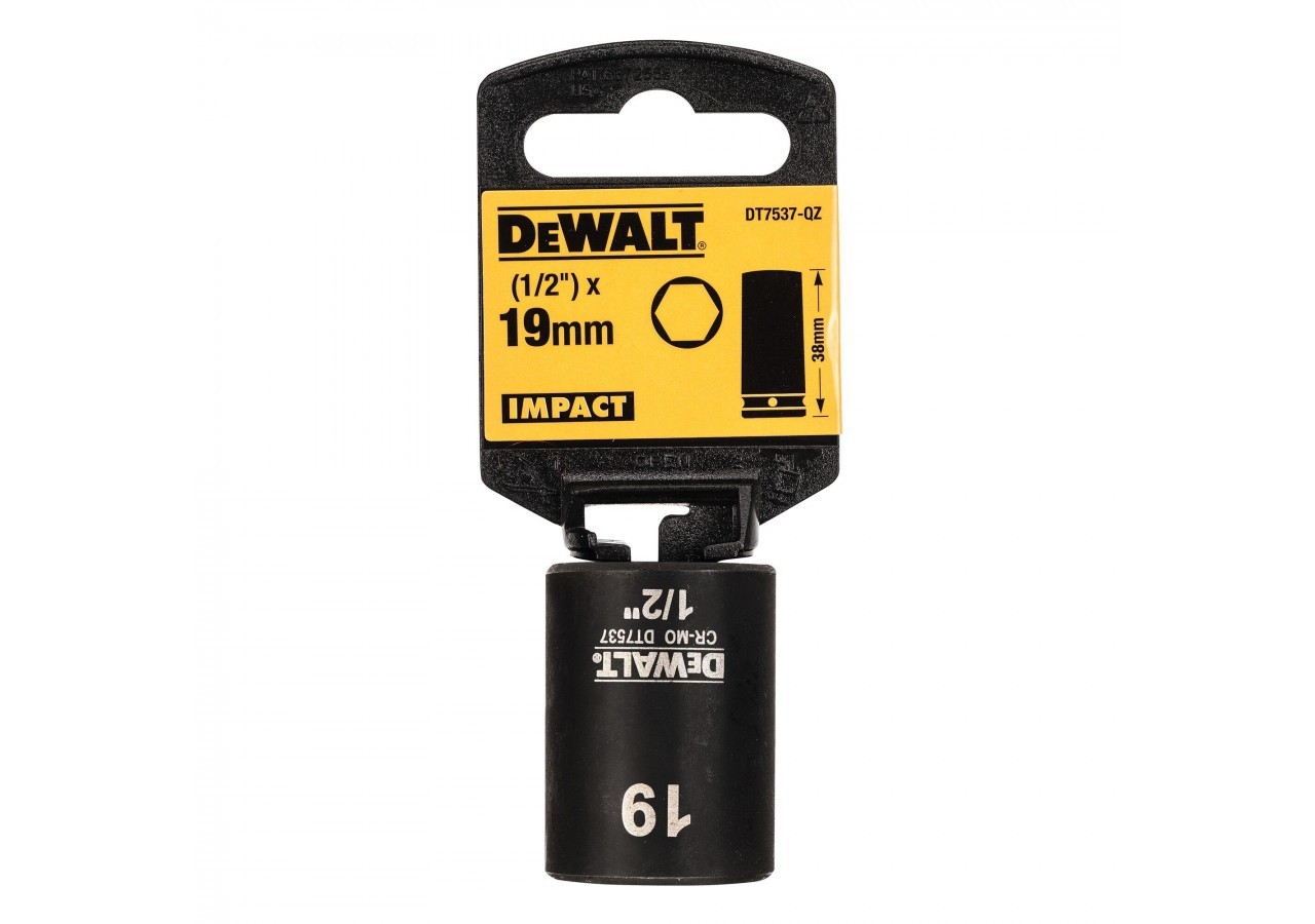 Douilles Impact Diamètre 19 mm 1/2" - DT7537-QZ - Dewalt