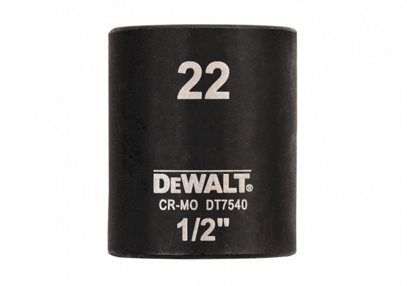 Douilles Impact Diamètre 22 mm 1/2" - DT7540-QZ - Dewalt Douilles Impact Diamètre 22 mm 1/2" - DT7540-QZ - Dewalt