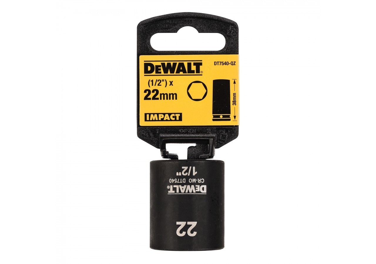 Douilles Impact Diamètre 22 mm 1/2" - DT7540-QZ - Dewalt