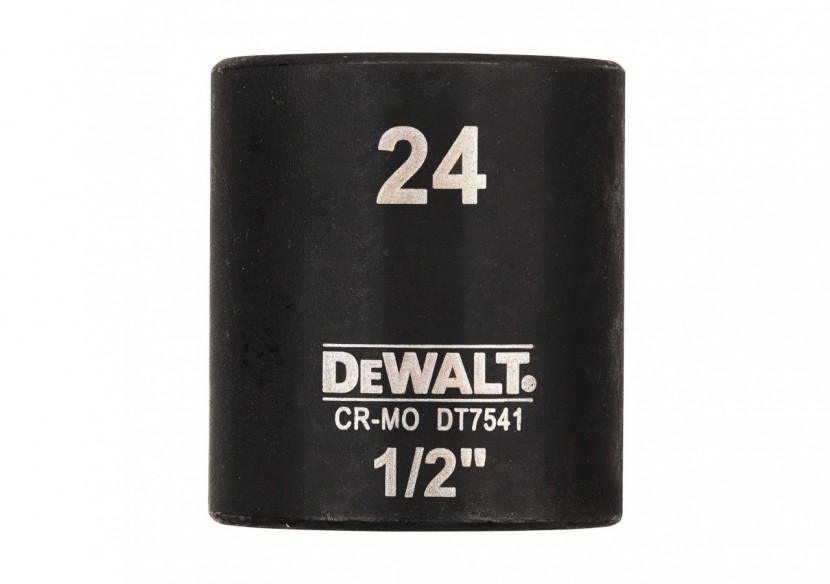 Douilles Impact Diamètre 24 mm 1/2" - DT7541-QZ - Dewalt Douilles Impact Diamètre 24 mm 1/2" - DT7541-QZ - Dewalt