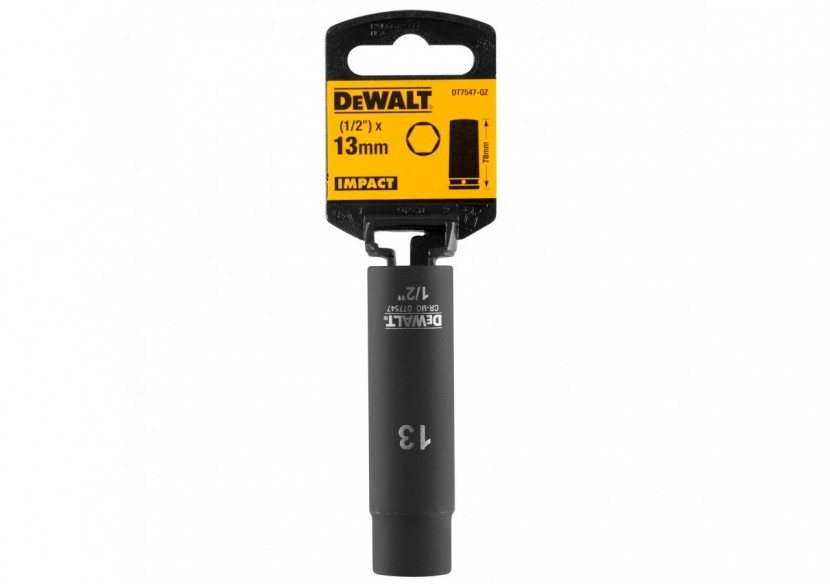 Douilles Impact diamètre 13 mm 1/2" - DT7547-QZ - Dewalt Douilles Impact diamètre 13 mm 1/2" - DT7547-QZ - Dewalt