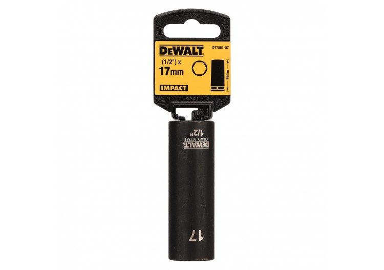 Douilles Impact Diamètre 17 mm 1/2" - DT7551-QZ - Dewalt 2