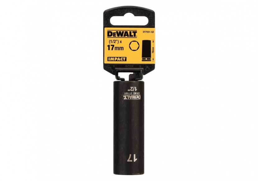 Douilles Impact Diamètre 17 mm 1/2" - DT7551-QZ - Dewalt