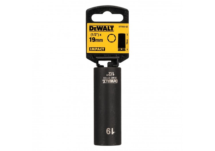 Douilles Impact Diamètre 19 mm 1/2" - DT7553-QZ - Dewalt 2