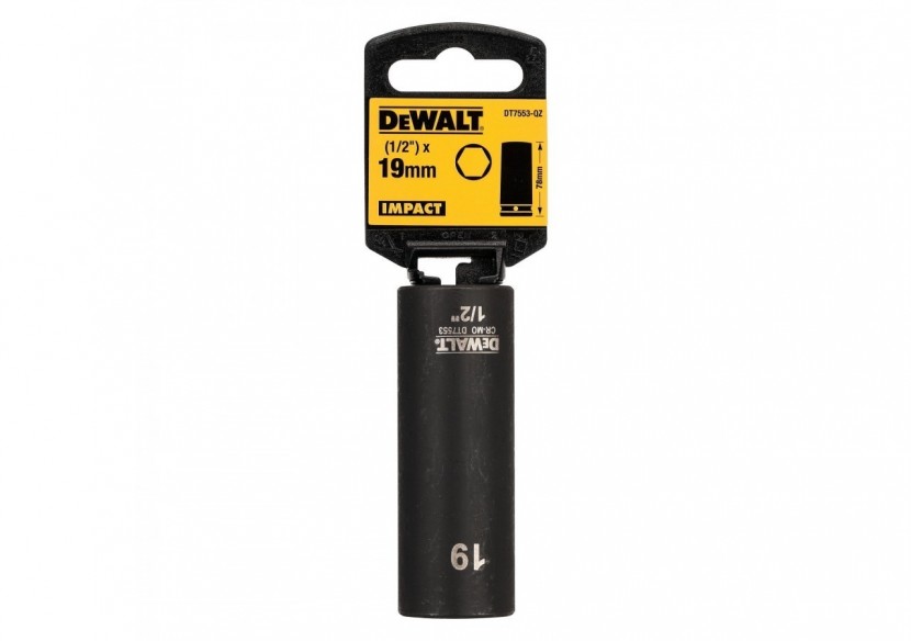 Douilles Impact Diamètre 19 mm 1/2" - DT7553-QZ - Dewalt