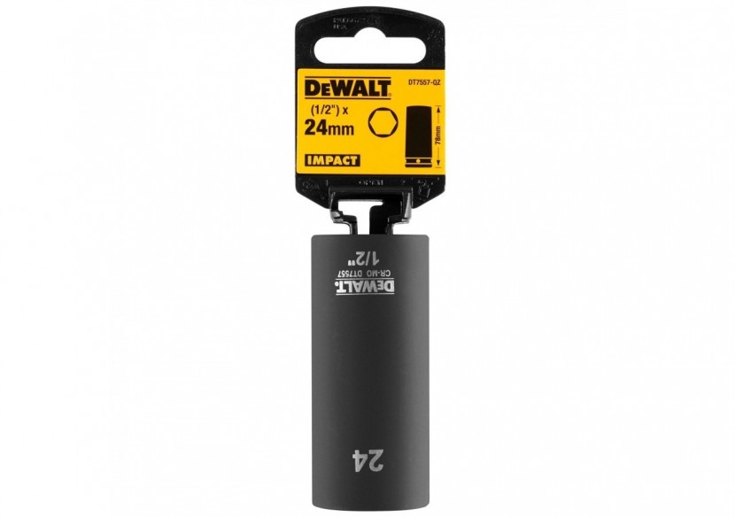 Douilles Impact Diamètre 24 mm 1/2" - DT7557-QZ - Dewalt