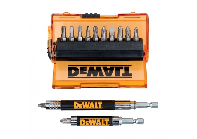 Coffret de 14 pièces avec embouts de vissage 25mm - DT71502-QZ - Dewalt