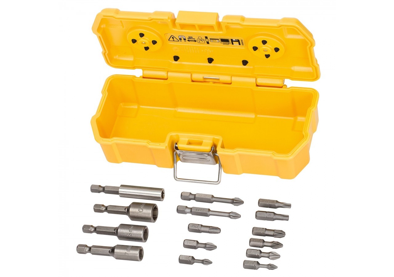 Coffret Mag Box magnétique avec embouts de vissage 25mm et 50mm - DT7918-QZ - Dewalt