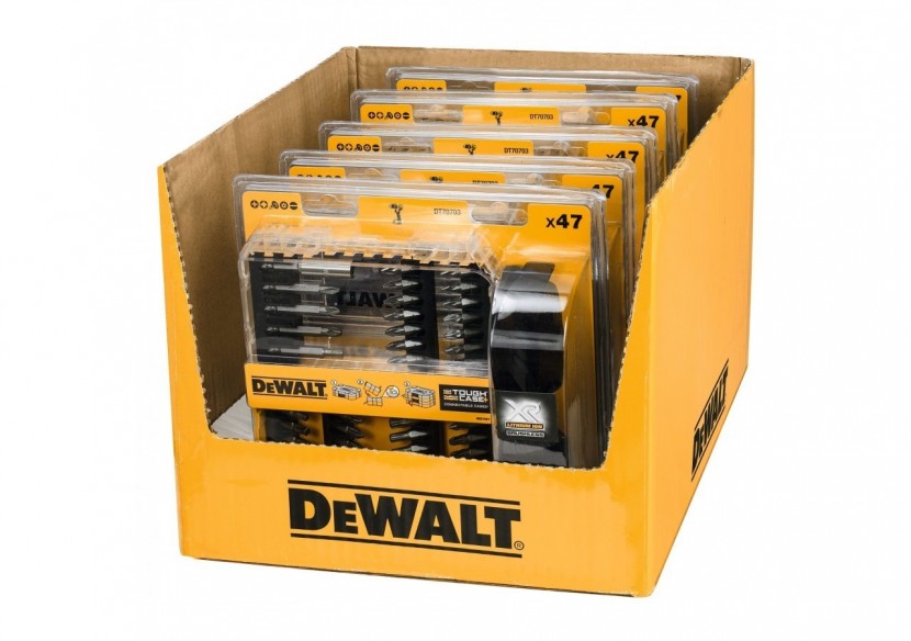Petit coffret TOUGHCASE 47 pièces - DT70703-QZ - Dewalt
