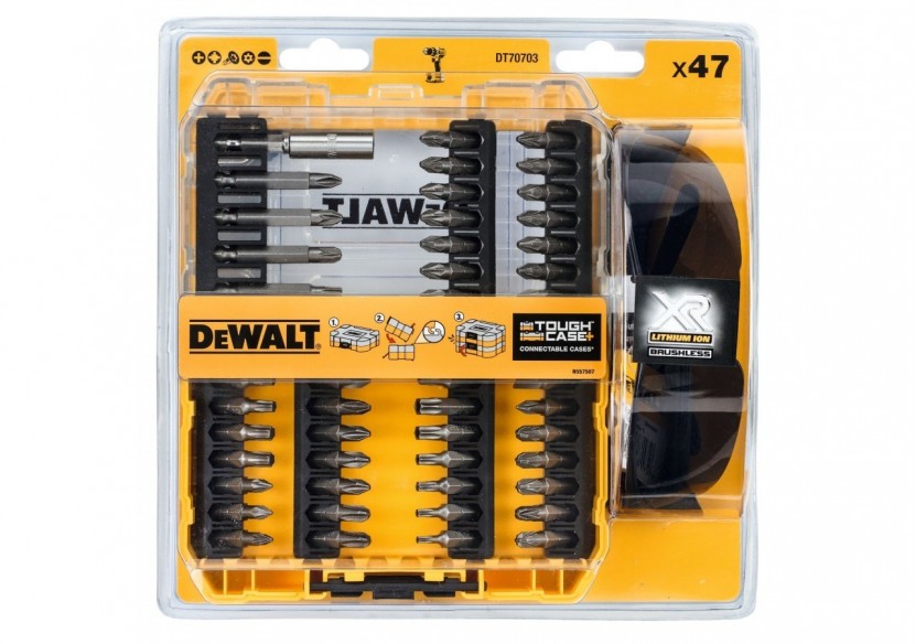 Petit coffret TOUGHCASE 47 pièces - DT70703-QZ - Dewalt