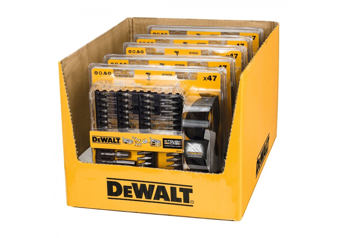 Petit coffret TOUGHCASE 47 pièces - DT70704-QZ - Dewalt