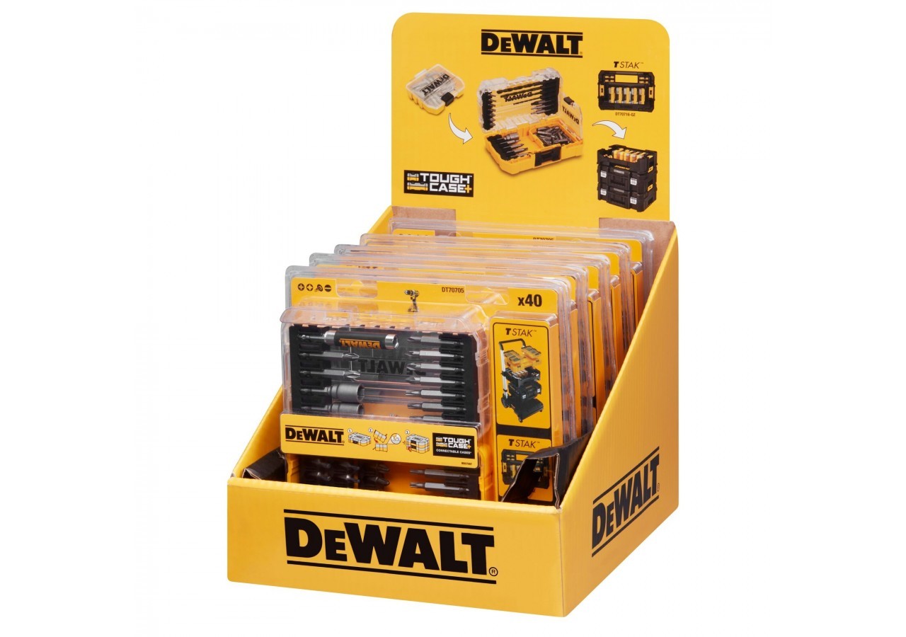 Petit coffret TOUGHCASE 40 pièces - DT70705-QZ - Dewalt