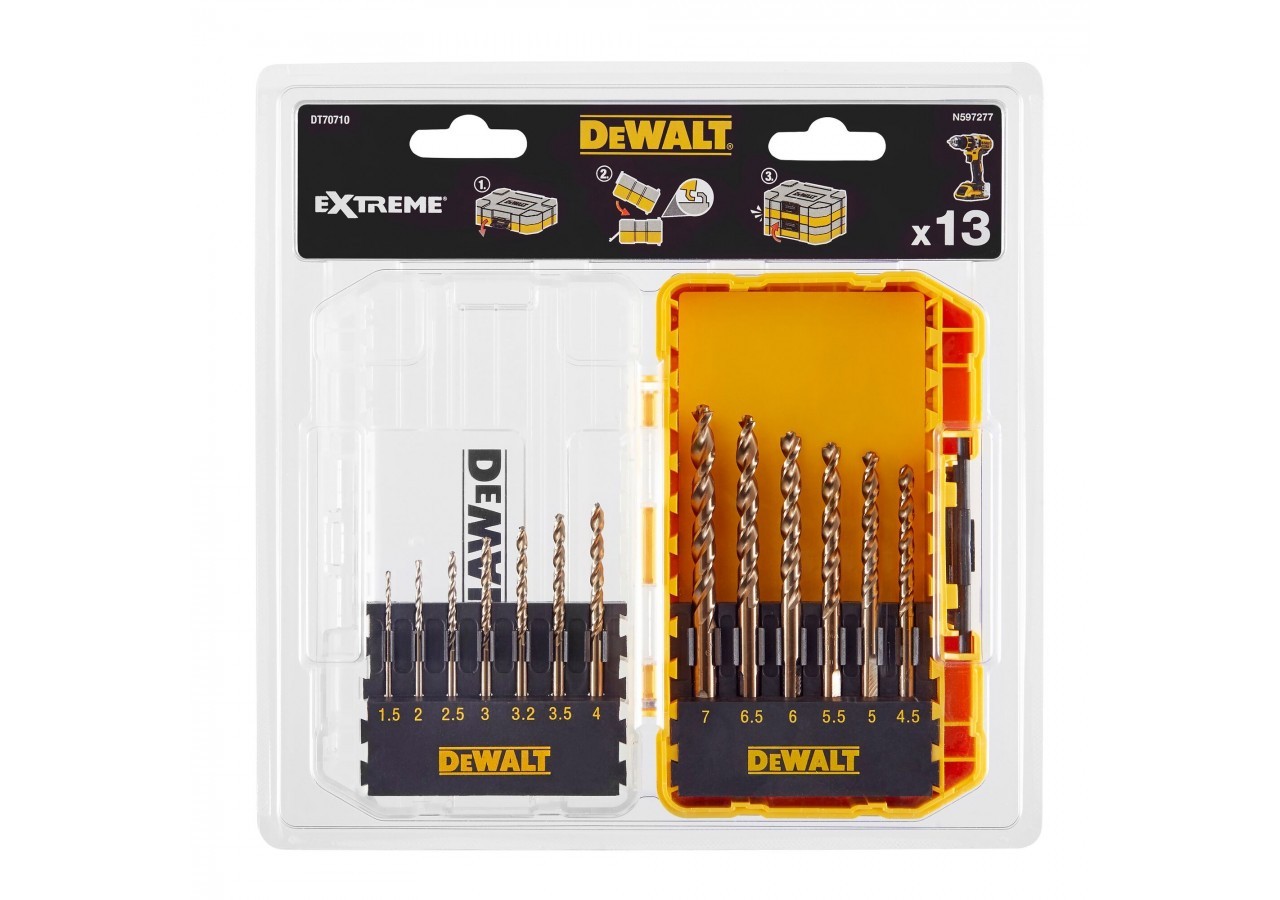 Petit coffret TOUGHCASE 13 pièces - DT70710-QZ - Dewalt