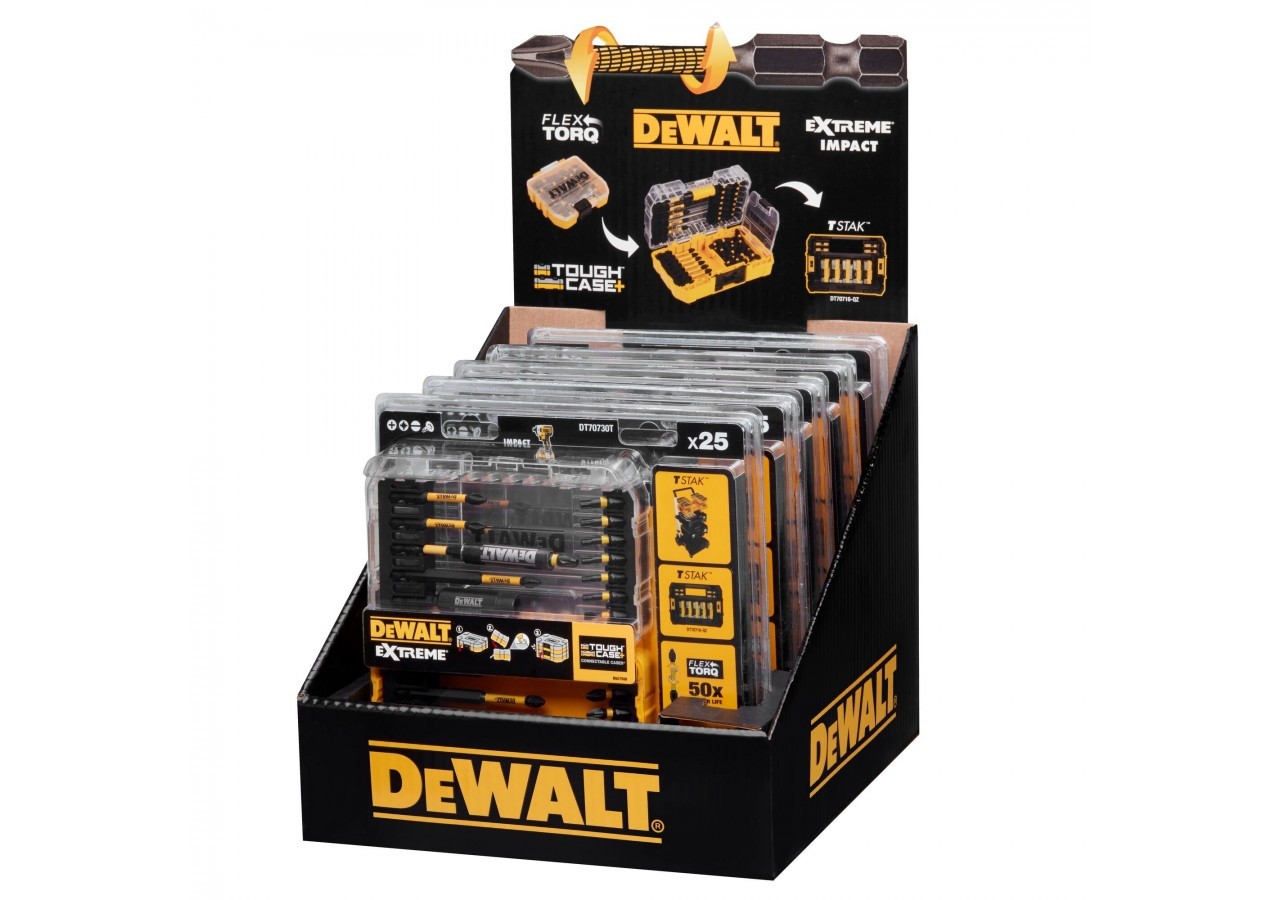 Petit coffret TOUGHCASE 25 pièces - DT70730T-QZ - Dewalt