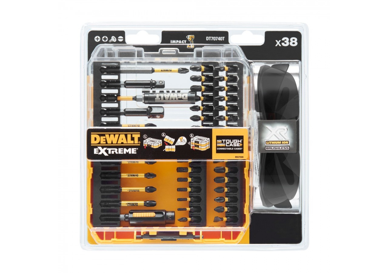 Petit coffret TOUGHCASE 38 pièces - DT70740T-QZ - Dewalt