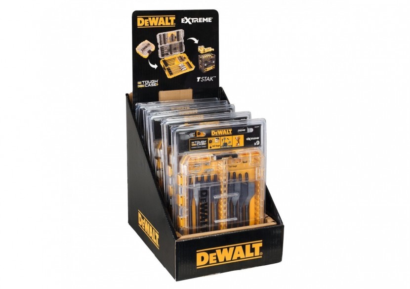 Moyen Coffret TOUGHCASE bois Extreme 9 pièces - DT70751-QZ - Dewalt