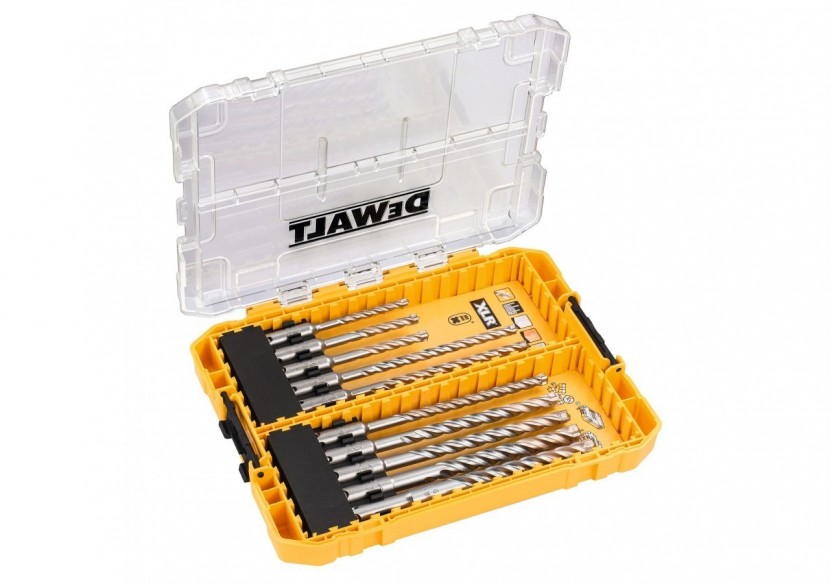 Moyen Coffret TOUGHCASE béton SDS-Plus 10 pièces - DT70752-QZ - Dewalt
