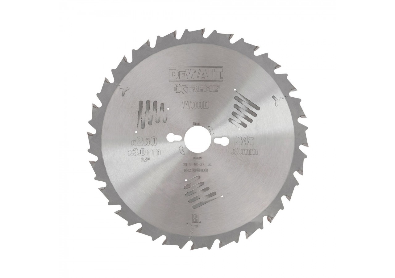 Lame de scie radiale 250x30,4mm, 24 dents - DT4301-QZ - Dewalt