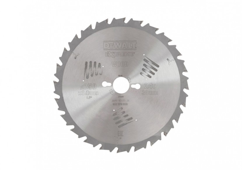 Lame de scie radiale 250x30,4mm, 24 dents - DT4301-QZ - Dewalt Lame de scie radiale 250x30,4mm, 24 dents - DT4301-QZ - Dewalt