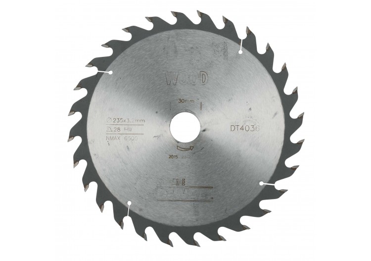 Lame de scie circulaire portative Extreme Workshop, 235x30mm, 28 dents - DT4036-QZ - Dewalt 2