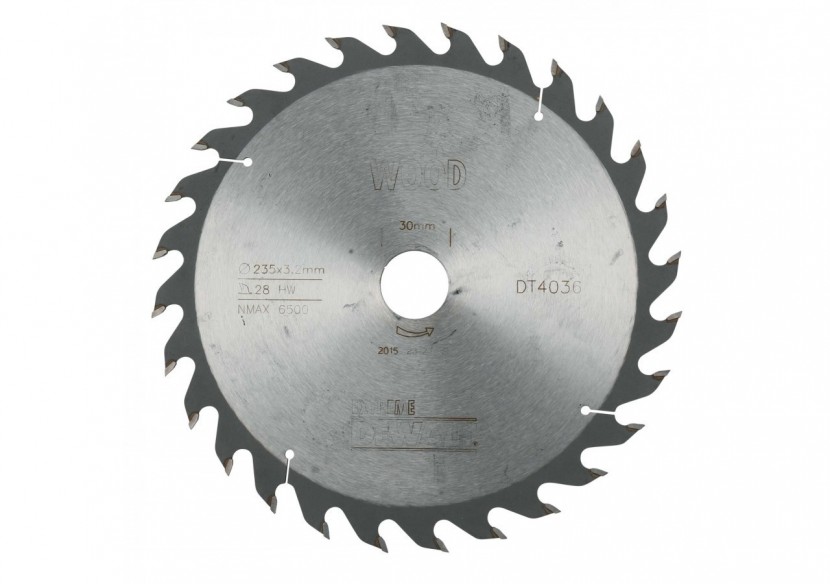 Lame de scie circulaire portative Extreme Workshop, 235x30mm, 28 dents - DT4036-QZ - Dewalt Lame de scie circulaire portative Extreme Workshop, 235x30mm, 28 dents - DT4036-QZ - Dewalt