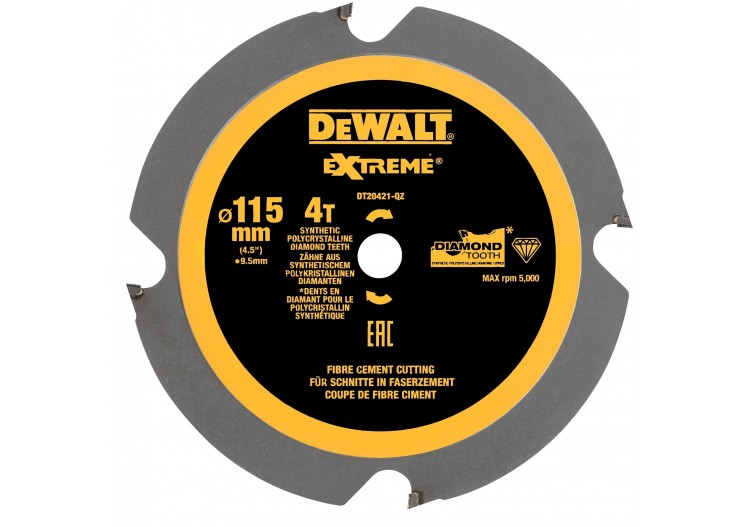 115mm 4T MULTI MATERIAL CIRC SAW BLADE - DT20421-QZ - Dewalt 2