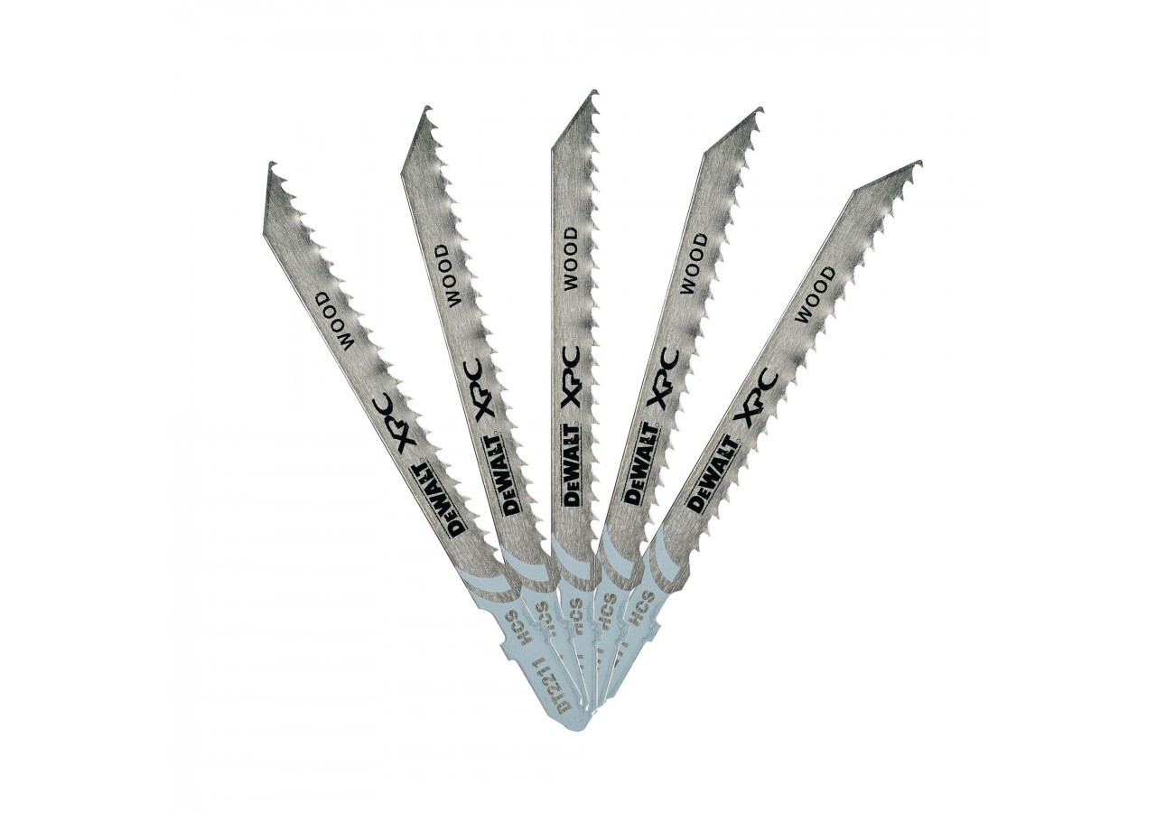 Lame de scie sauteuse XPC à denture fraisée HCS Profondeur de coupe inférieur à  60mm AttacheT - DT2211-QZ - Dewalt