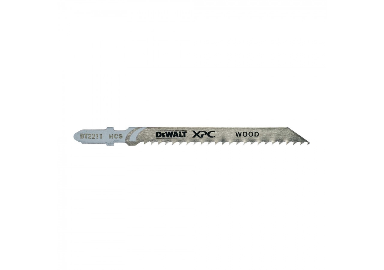 Lame de scie sauteuse XPC à denture fraisée HCS Profondeur de coupe inférieur à  60mm AttacheT - DT2211-QZ - Dewalt
