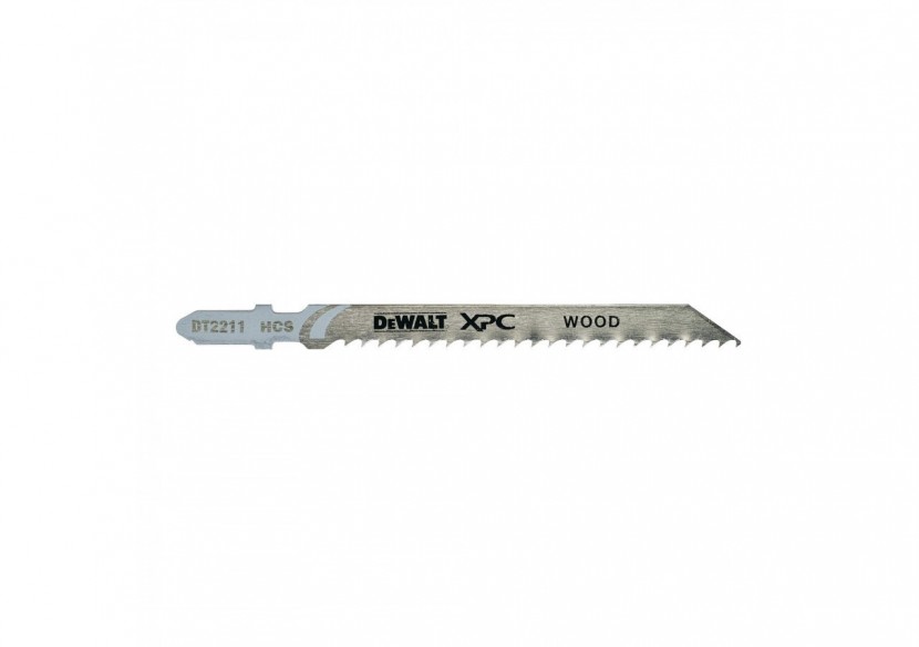 Lame de scie sauteuse XPC à denture fraisée HCS Profondeur de coupe inférieur à  60mm AttacheT - DT2211-QZ - Dewalt Lame de scie sauteuse XPC à denture fraisée HCS Profondeur de coupe inférieur à  60mm AttacheT - DT2211-QZ - Dewalt